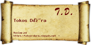 Tokos Dóra névjegykártya