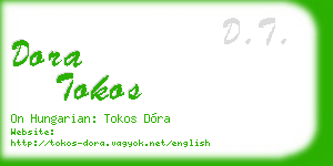 dora tokos business card